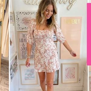 Stillwater Lil Honey Pink Floral Sundress Size X Small